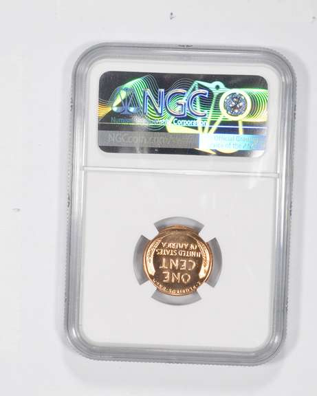 PF69 RD 1955 Lincoln Wheat Cent - Graded NGC