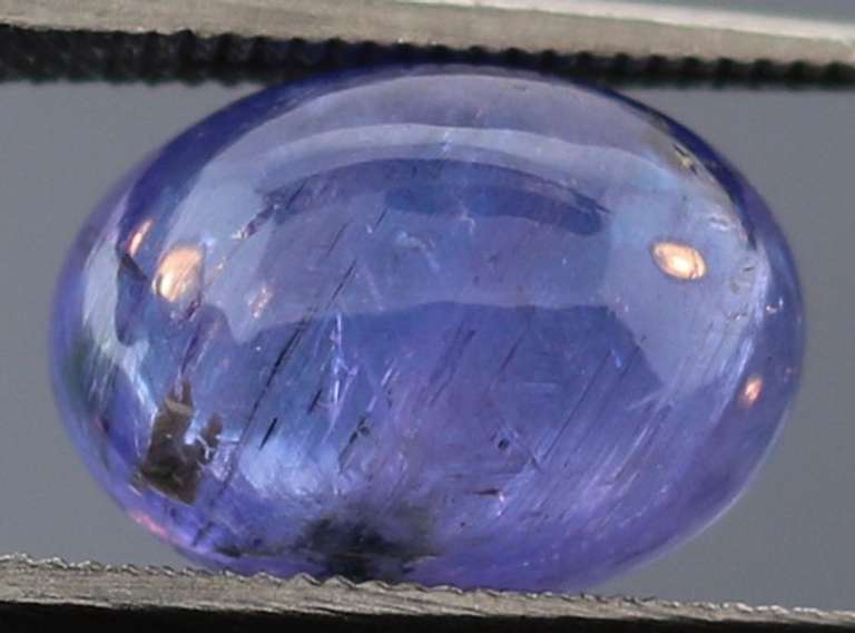 Large 4.03ct UNHEATED blue violet Tanzanite