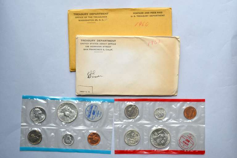 1960 & 1963 US Mint Sets