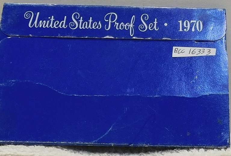 1970 Silver PROOF Set.  Sil (40%) Hf Dol
