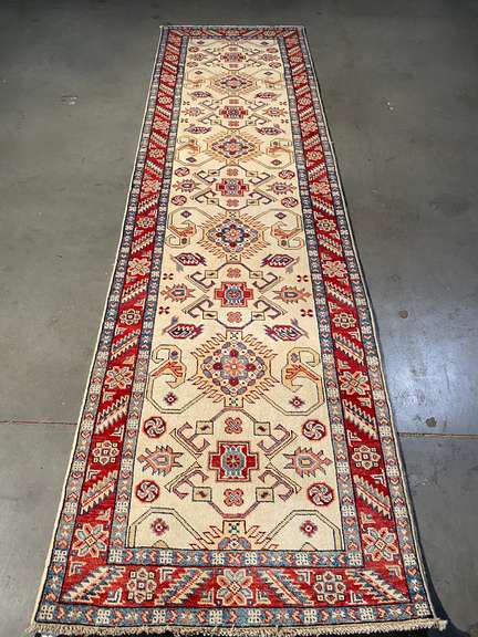 STUNNING FINE KAZAK  RUNNER 2.7x9.4