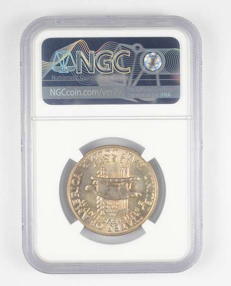 MS65 1936 Wisconsin Territorial Centennial Commem. Half Dollar NGC