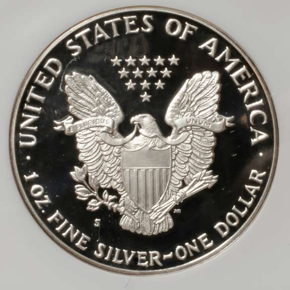 1986 S Proof 69 Ultra Cameo Silver Eagle