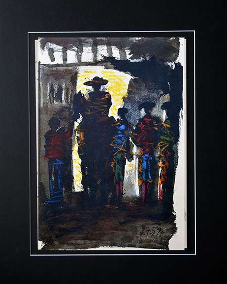 Vintage Pablo Picasso Lithograph Circa 1961