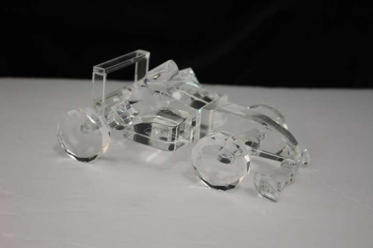 Crystal Large Race Car