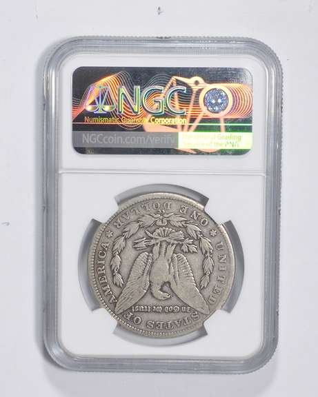 VG10 1889-CC Morgan Silver Dollar - Graded NGC