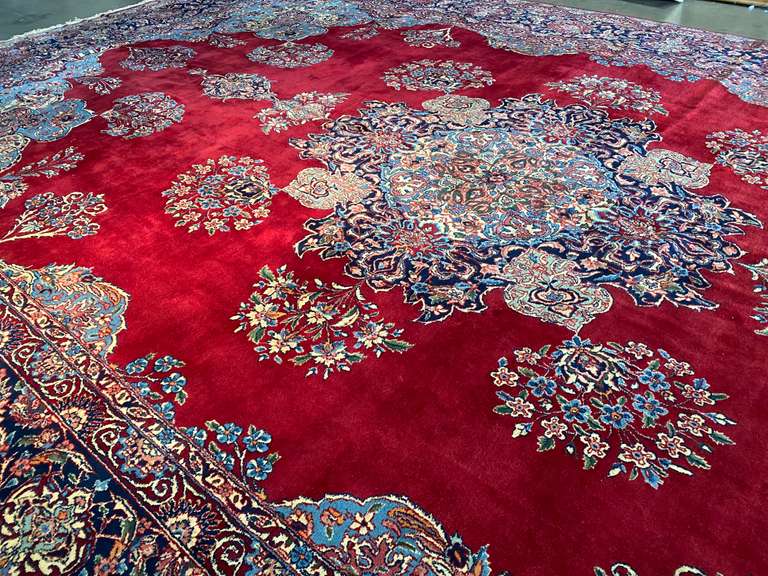 EXQUISITE OVERSIZE PERSIAN KERMAN 13'x20'