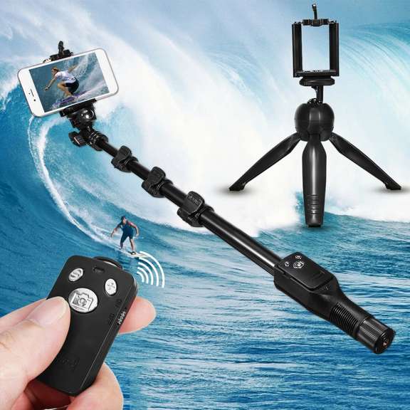Bluetooth Wireless Extendable Handheld Selfie Stick