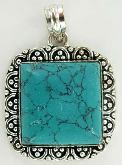 Silver and Natural Stone Pendants