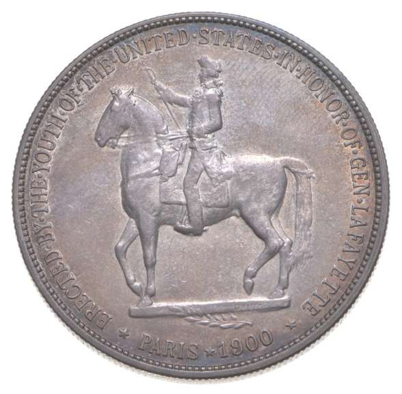 1900 Erection Of Lafayette Monument Commemorative Dollar