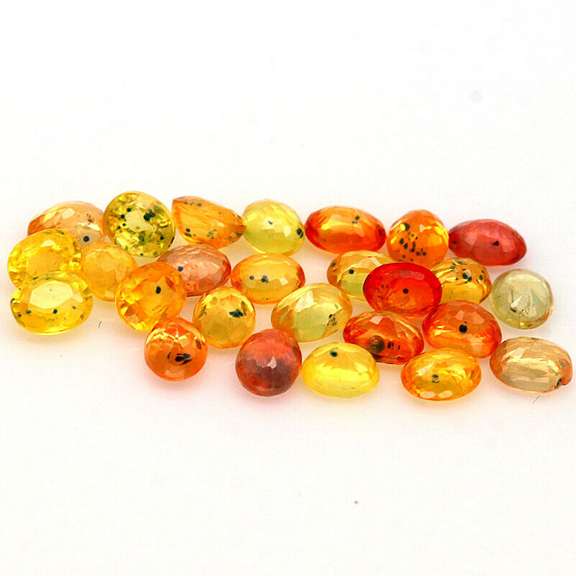 Vibrant! 8.13ct pure Songean Sapphire set