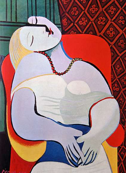 Pablo Picasso, Woman Sleeping In An Armchair