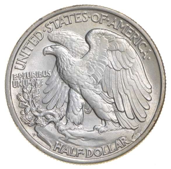 1938-D Walking Liberty Half Dollar