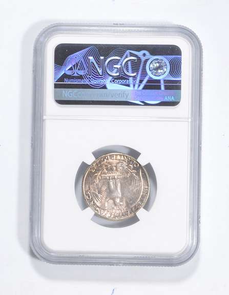 MS67 1958 Washington Quarter - Graded NGC