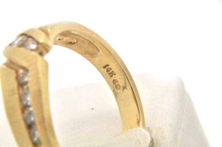 Classic 14kt Diamond Men's Band