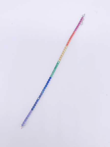 Rainbow Sterling Silver Bracelet
