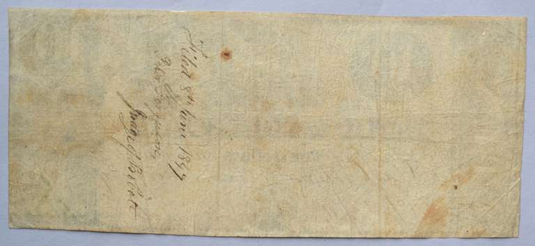 $ 10 Bank Of Gallopolis Ohio 1839 Note
