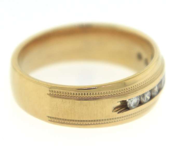 Gents .50ctw Channel Set Diamond Band Ring