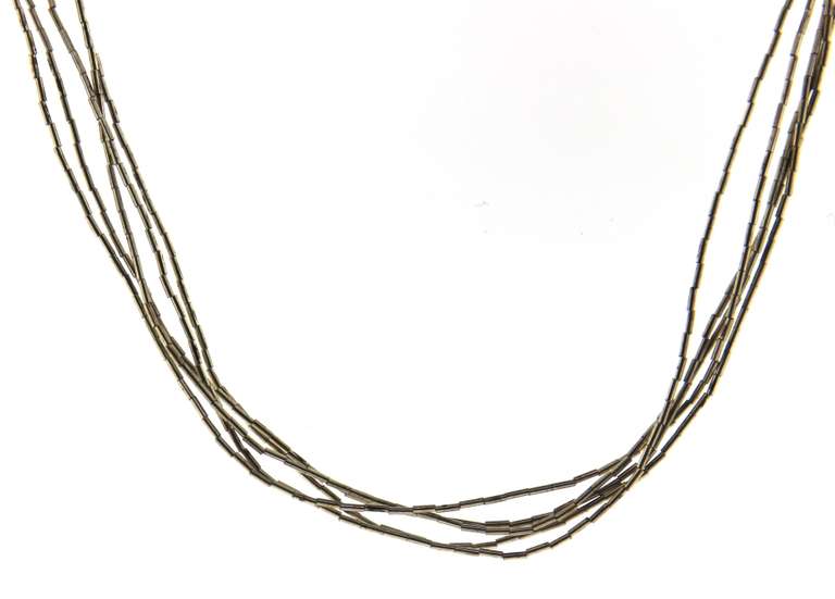 Sterling Silver Multi Strand Necklace