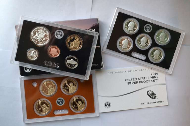 2014 US Mint Silver Proof Set