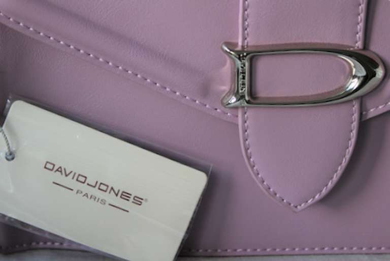 New Arrival Lavender Color Hand Bag By David Jones