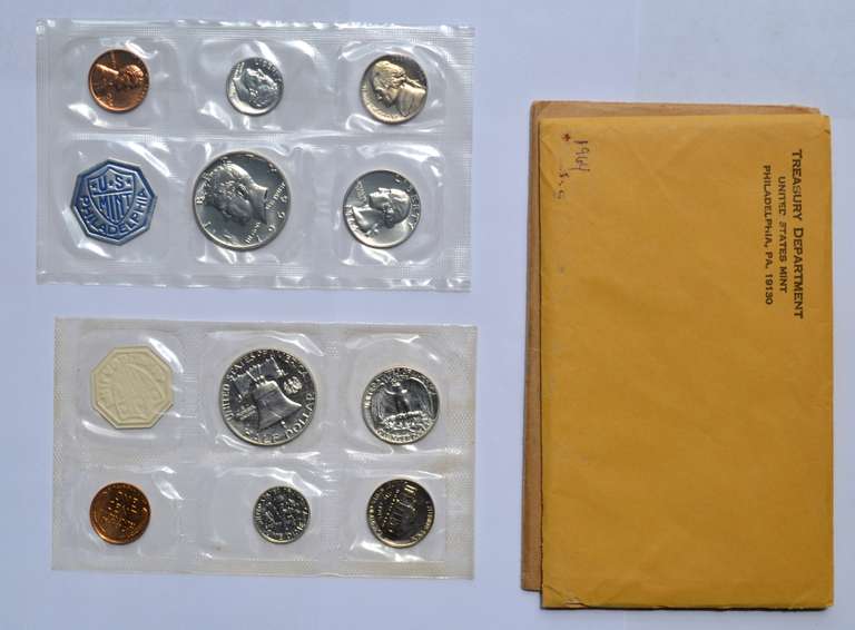 1958 & 1964 US Proof Sets