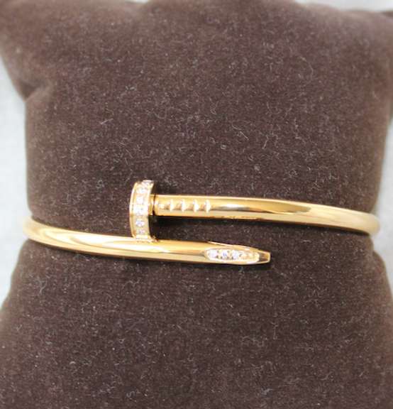 Golden Color Nail Bracelet