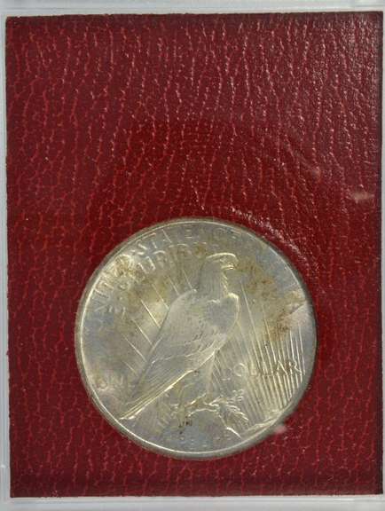 Gem BU 1924 Peace Silver Dollar. MS65 Paramount Hoard