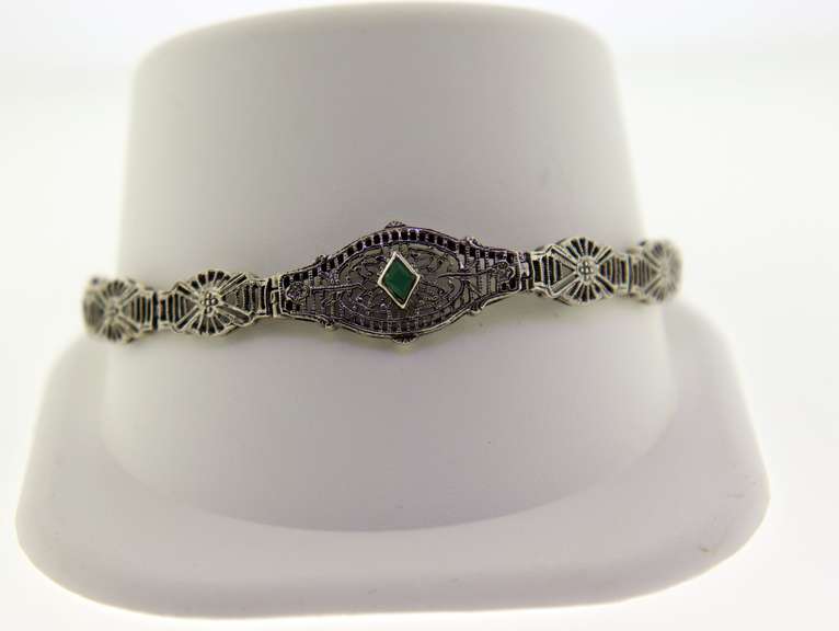 Vintage Sterling Silver Mesh Bracelet