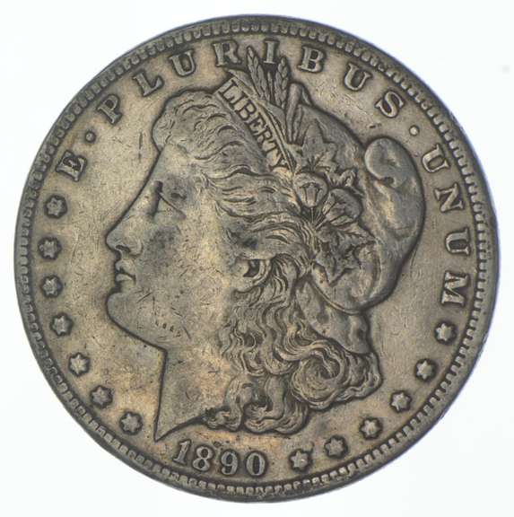 1890-CC Morgan Silver Dollar