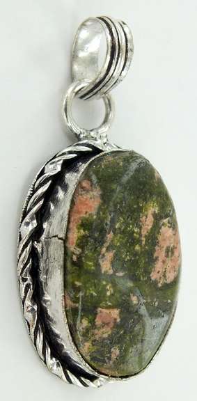 Silver and Natural Stone Pendants