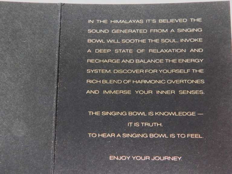 Donna Karan Meditation Singing Bowl, MIB