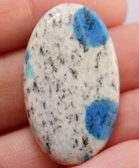 Attention grabbing! 36.87ct blue dot Lazulite