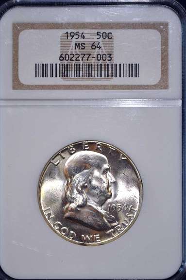 1954 NGC MS 64 50 C