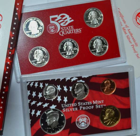 2003 & 2006 US Mint Silver Proof Sets