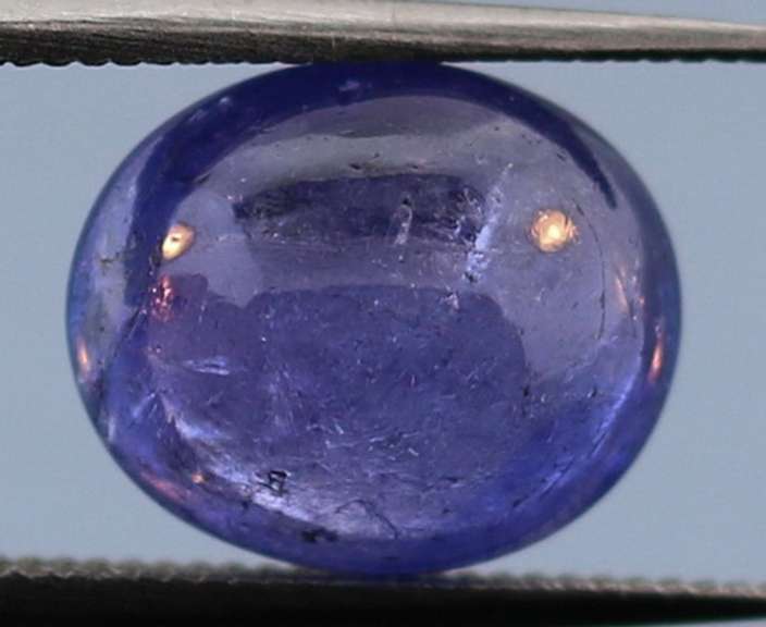 Large 3.11ct UNHEATED blue violet Tanzanite