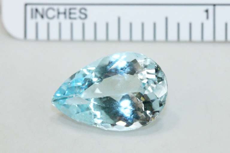 Large Bright Sky Blue Topaz - 6.50 cts.