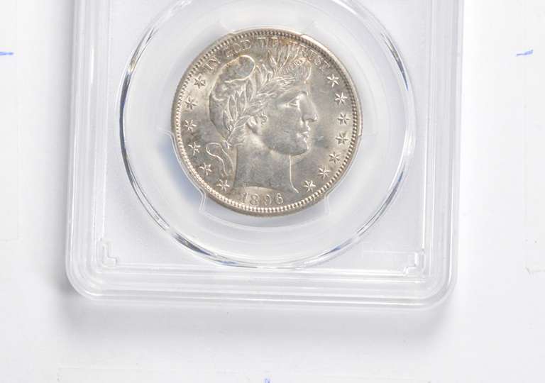 MS62 1896-S Barber Half Dollar - Graded PCGS