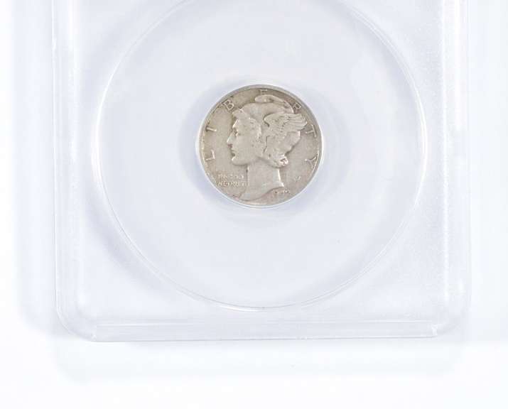 VF35 1942/1 Mercury Silver Dime - Graded ANACS