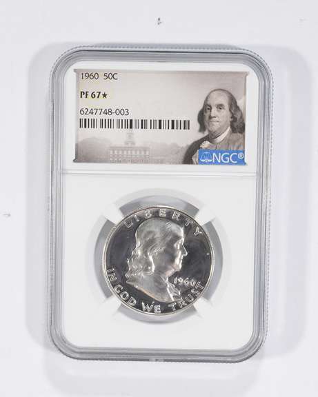 PF67* 1960 Franklin Half Dollar - Graded NGC