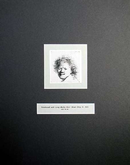 Rembrandt, Rembrandt With Long Bushy Hair