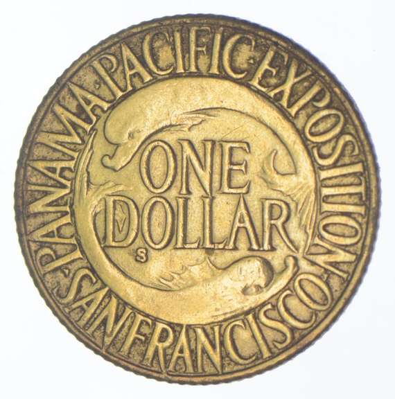 1915-S $1 Panama-Pacific Exposition Gold Dollar