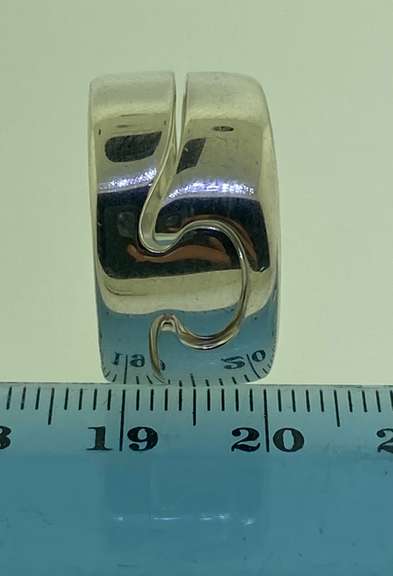 Sterling Silver Two Become One Ring
