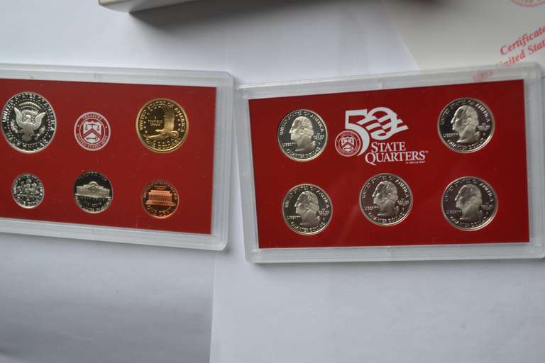 2003 & 2007  US Mint Silver Proof Se