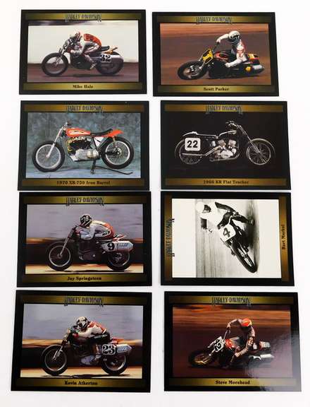 8 Harley Davidson Flat Track Racer Sports Cards