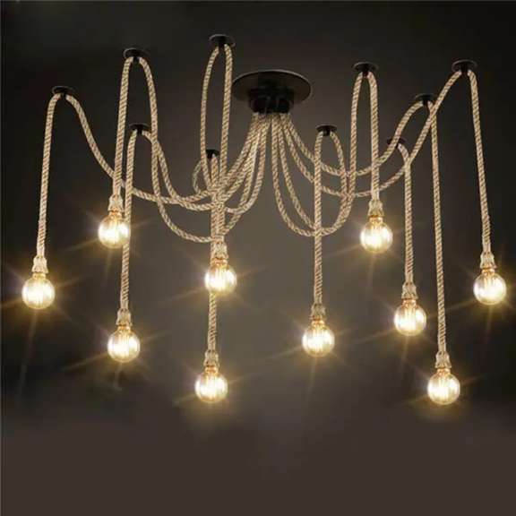 12 Heads Industrial Chandeliers Pendant Lights