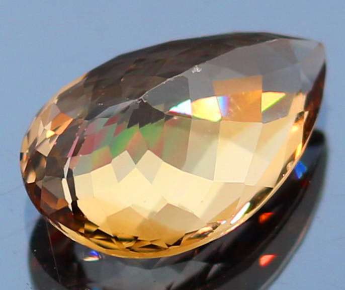 Amazing 9.48ct orange amber Imperial Topaz