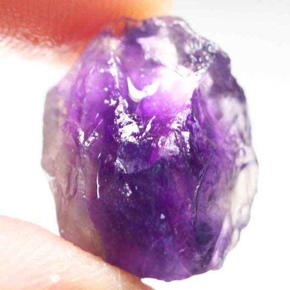 Large 16.80ct untreated uncut Amethyst