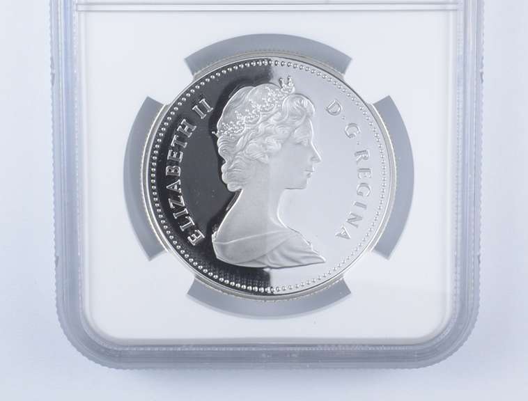 PF70 UCAM 1982 Canada $1 Silver - Regina Centennial - Graded NGC