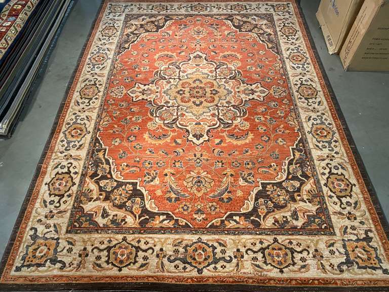 STUNNING MEDALLION DESIGN RUG 8x11